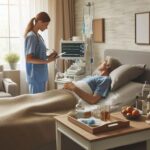 imagem paciente realizando exame para Fisioterapia em Terapia Intensiva.